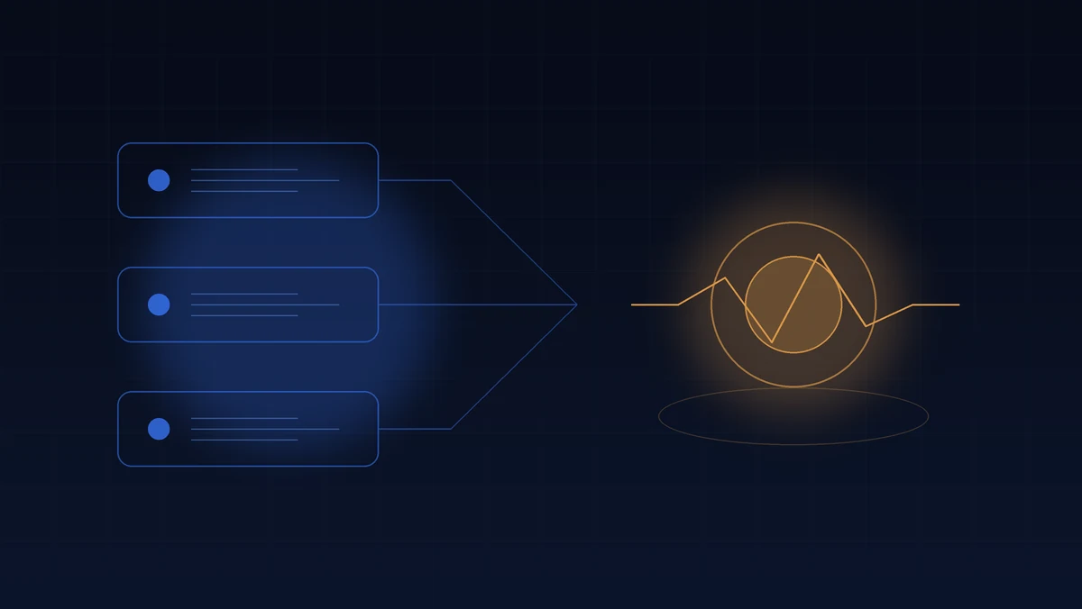 Generated illustration of search intent routed into two competing ad groups